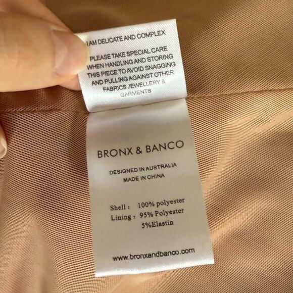 Bronx and Banco Megan Long Sleeve Mini Dress in Rose Pink Small (2-4 US) Women’s - Picture 7 of 13